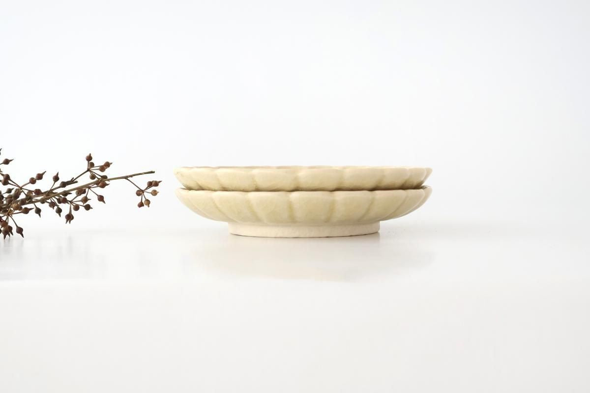 Chrysanthemum-shaped Plate Kiseto  15㎝/6in | Seto Ware