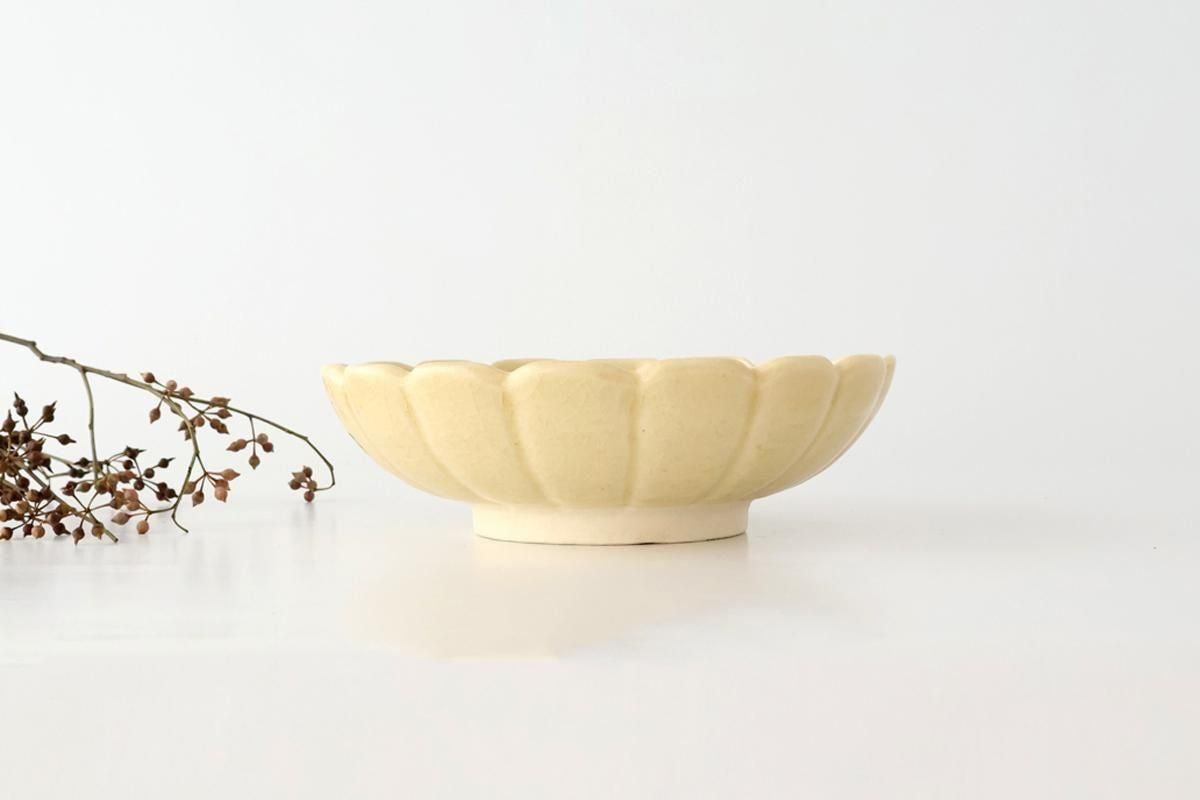 Chrysanthemum-shaped Bowl Kiseto 17.5㎝/6.9in | Seto Ware