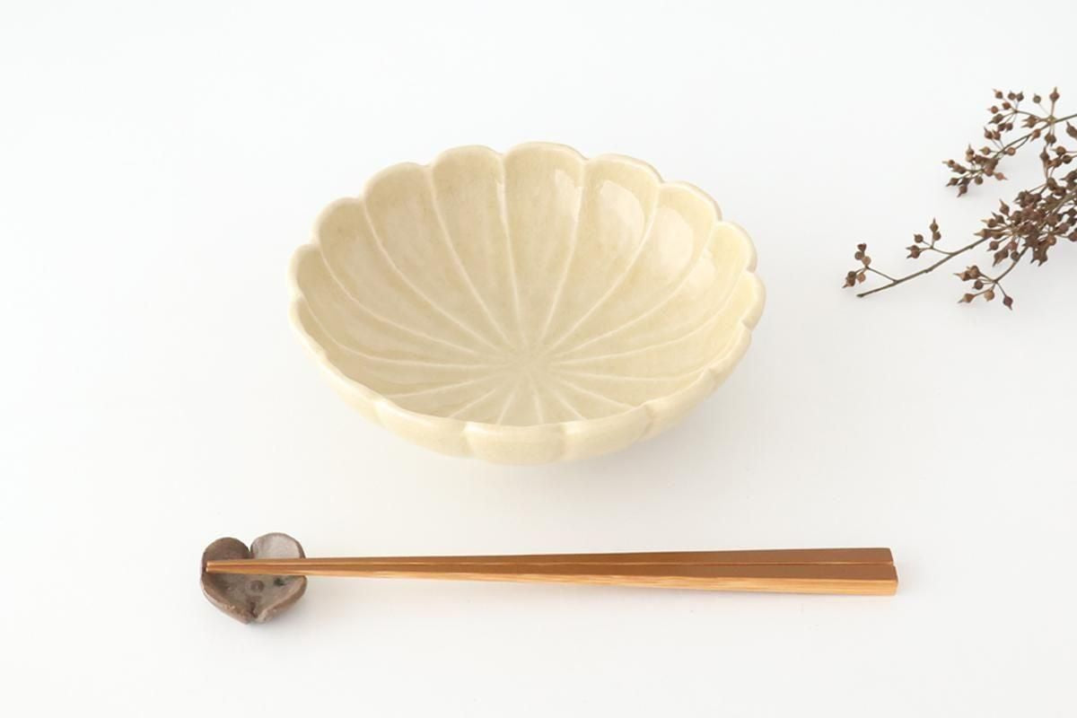 Chrysanthemum-shaped Bowl Kiseto 17.5㎝/6.9in | Seto Ware