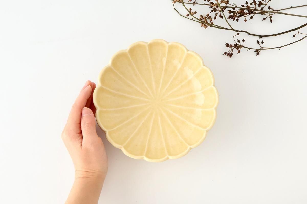 Chrysanthemum-shaped Bowl Kiseto 17.5㎝/6.9in | Seto Ware