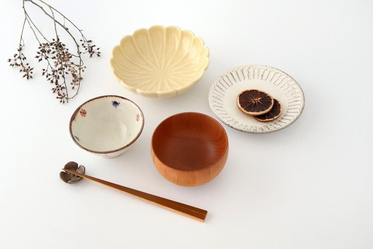 Chrysanthemum-shaped Bowl Kiseto 17.5㎝/6.9in | Seto Ware