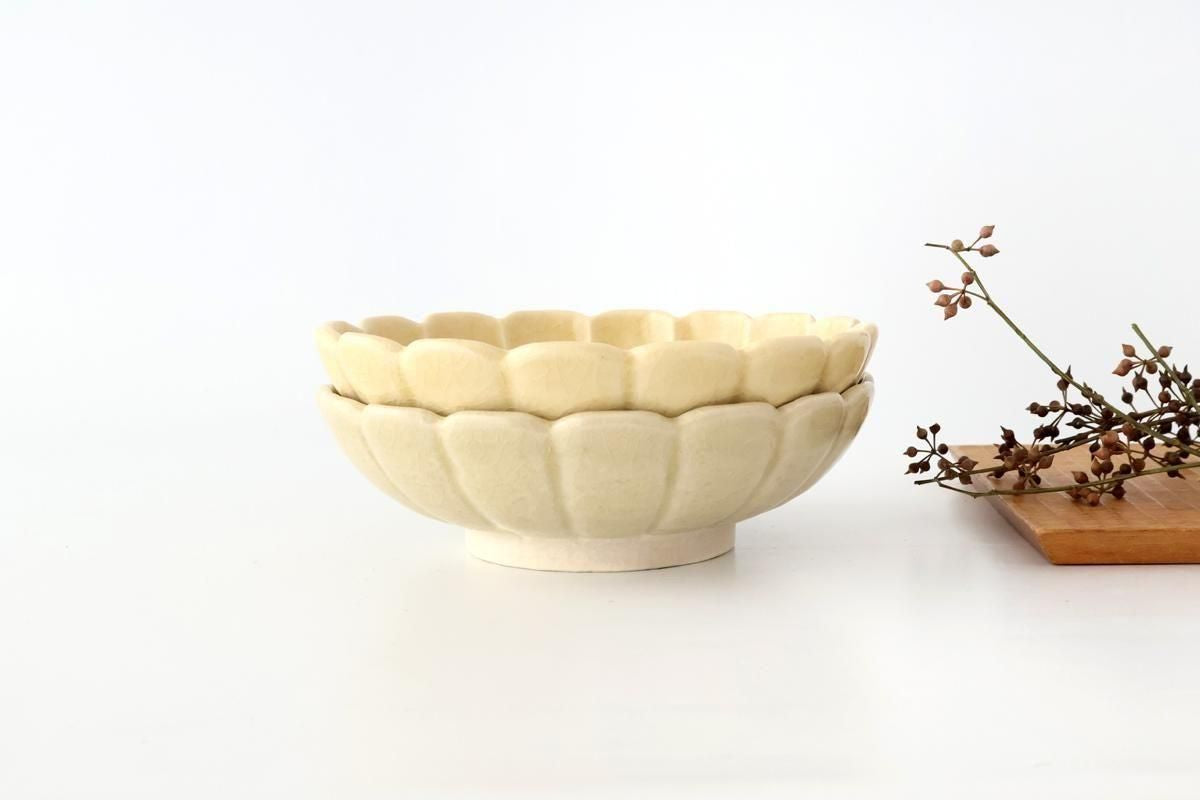 Chrysanthemum-shaped Bowl Kiseto 17.5㎝/6.9in | Seto Ware