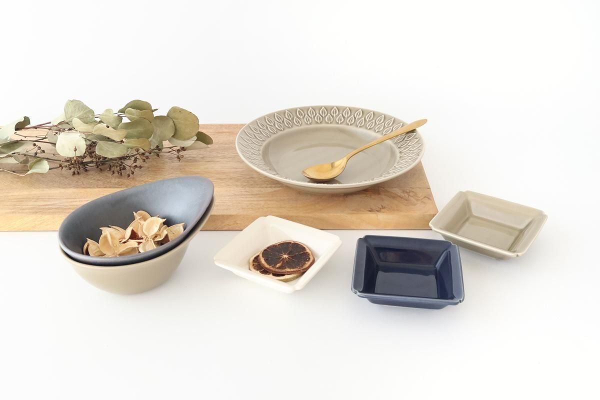 Kosen Kiln Long Octogonal Plate Black | Sushi Plate Banko Ware