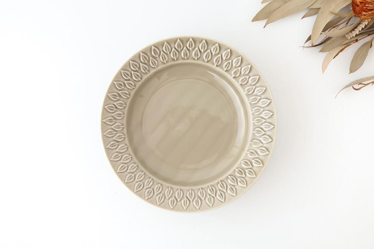 Kosen Kiln leaf Soup Plate Gray | Banko Ware