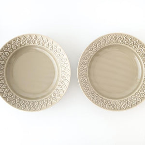 Kosen Kiln leaf Soup Plate Gray | Banko Ware