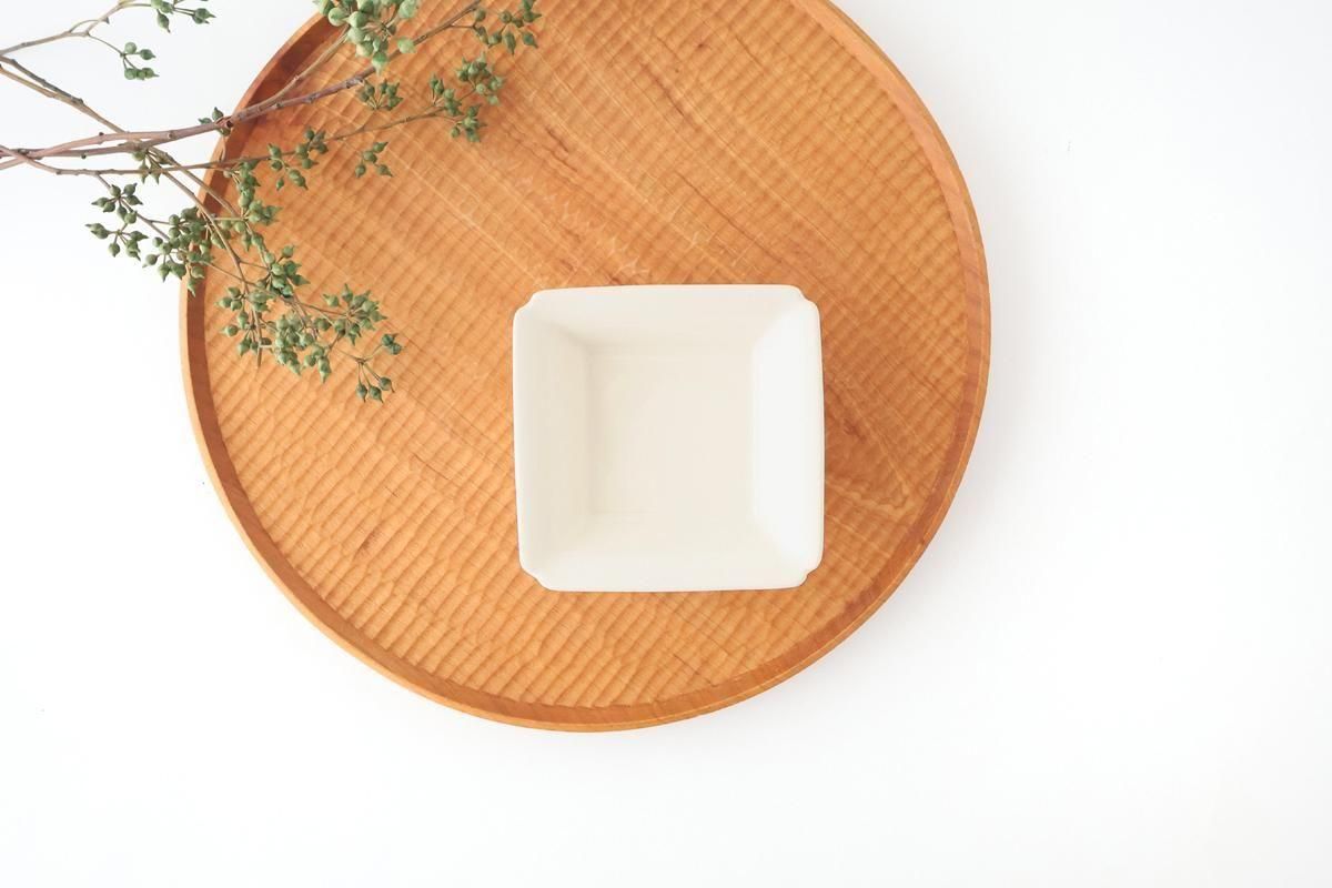 Kosen Kiln Small Square Bowl White | Kobachi Banko Ware