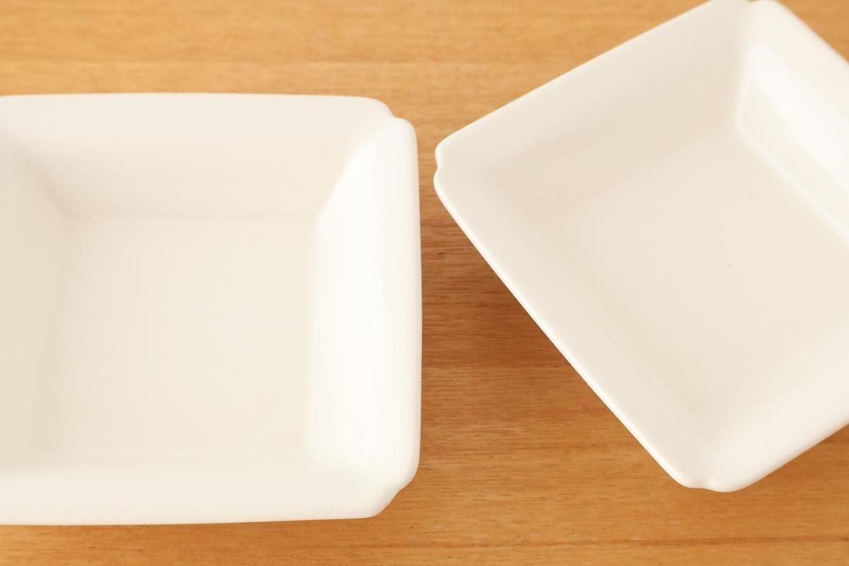 Kosen Kiln Small Square Bowl White | Kobachi Banko Ware