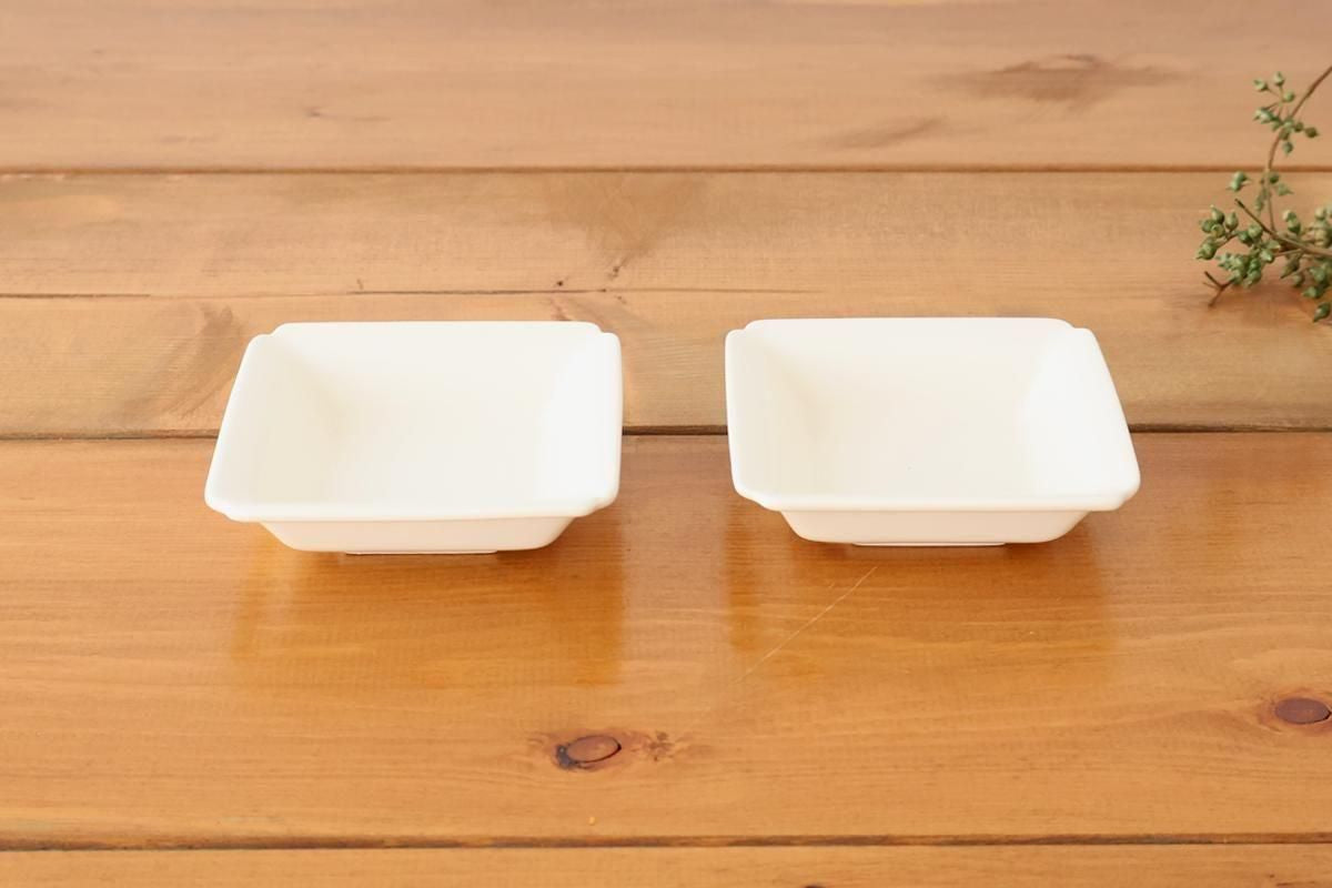 Kosen Kiln Small Square Bowl White | Kobachi Banko Ware