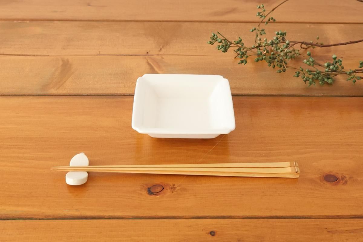 Kosen Kiln Small Square Bowl White | Kobachi Banko Ware