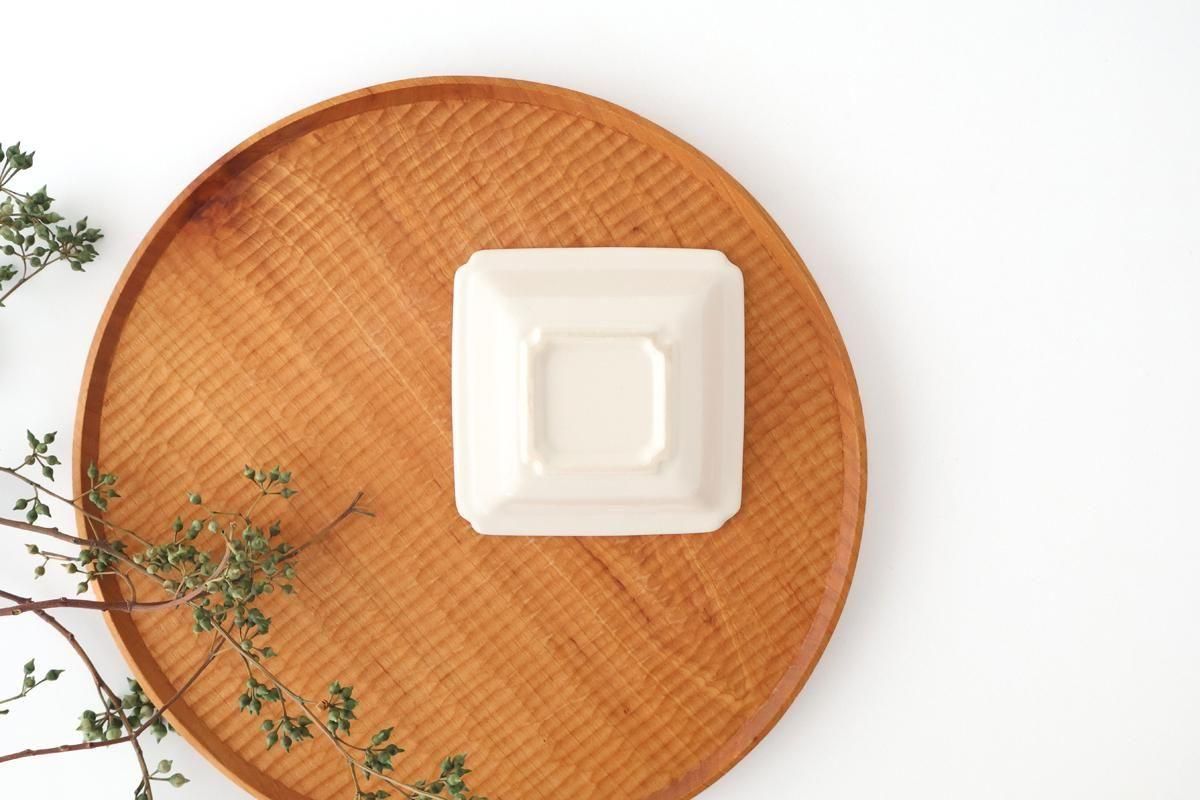 Kosen Kiln Small Square Bowl White | Kobachi Banko Ware