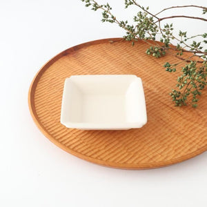Kosen Kiln Small Square Bowl White | Kobachi Banko Ware