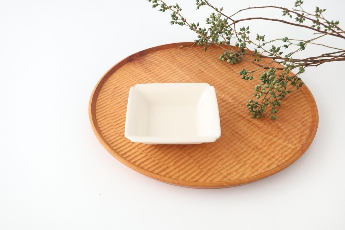 Kosen Kiln Small Square Bowl White | Kobachi Banko Ware