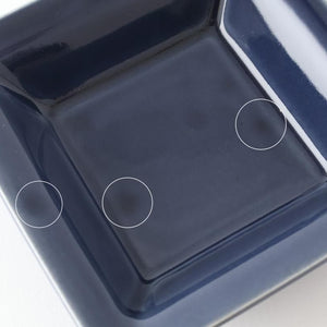 Kosen Kiln Small Square Bowl Navy  | Kobachi Banko Ware