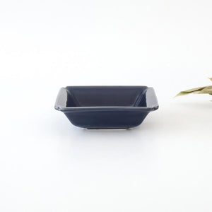 Kosen Kiln Small Square Bowl Navy  | Kobachi Banko Ware