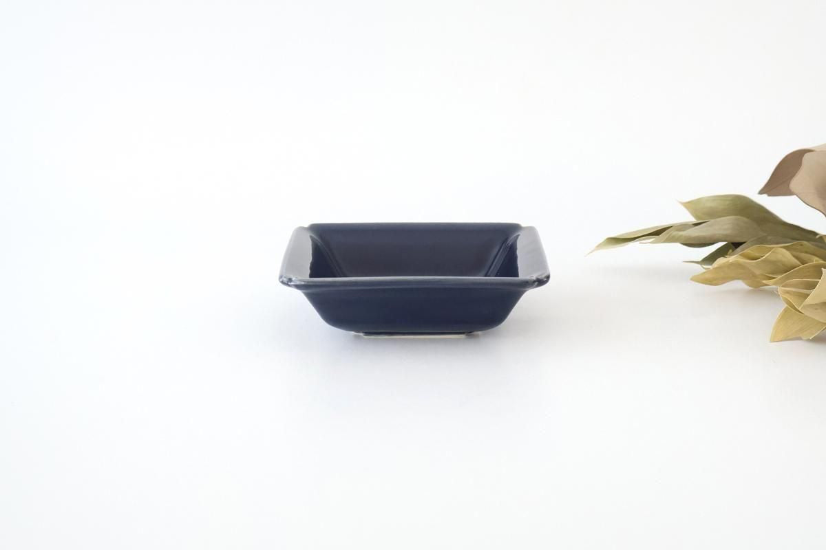 Kosen Kiln Small Square Bowl Navy  | Kobachi Banko Ware