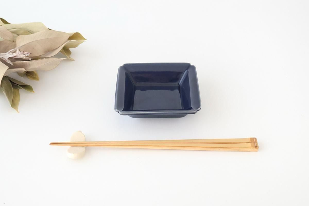 Kosen Kiln Small Square Bowl Navy  | Kobachi Banko Ware