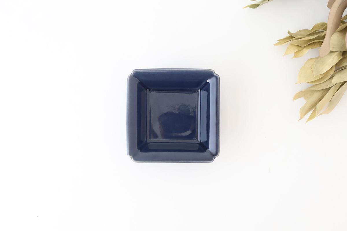 Kosen Kiln Small Square Bowl Navy  | Kobachi Banko Ware