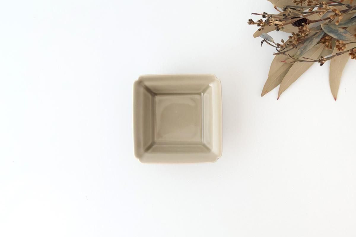 Kosen Kiln Small Square Bowl Gray  | Kobachi Banko Ware