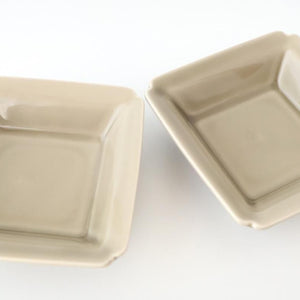 Kosen Kiln Small Square Bowl Gray  | Kobachi Banko Ware