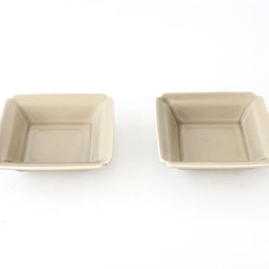 Kosen Kiln Small Square Bowl Gray  | Kobachi Banko Ware