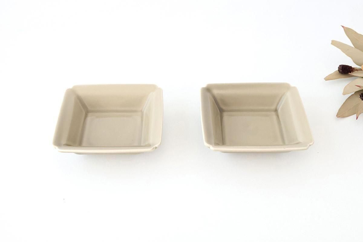 Kosen Kiln Small Square Bowl Gray  | Kobachi Banko Ware