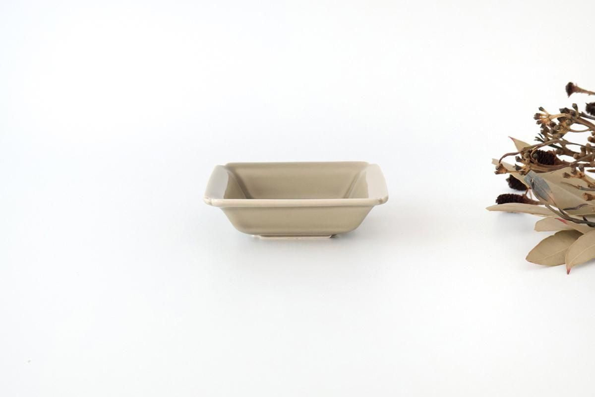Kosen Kiln Small Square Bowl Gray  | Kobachi Banko Ware