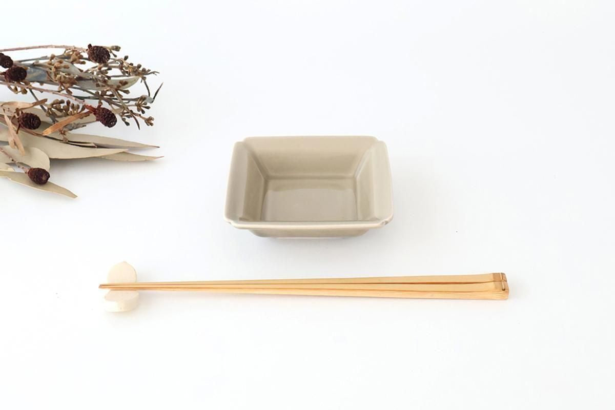 Kosen Kiln Small Square Bowl Gray  | Kobachi Banko Ware