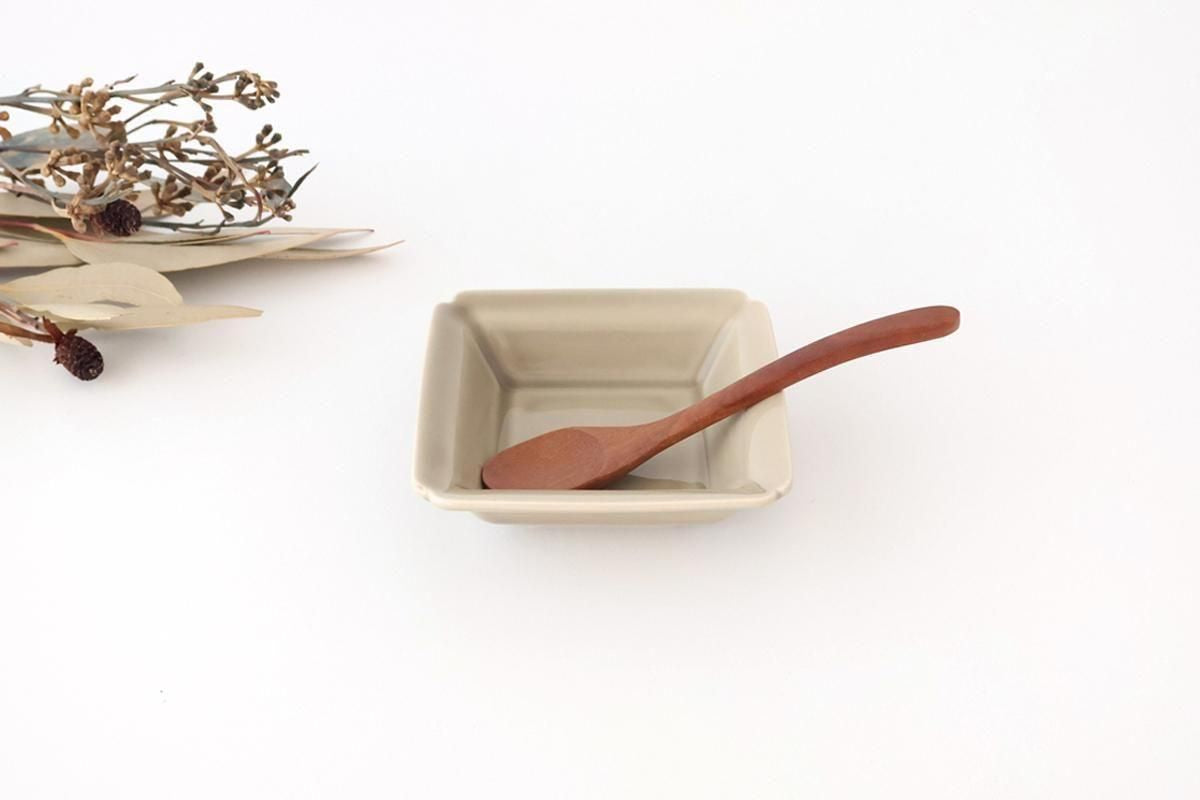 Kosen Kiln Small Square Bowl Gray  | Kobachi Banko Ware