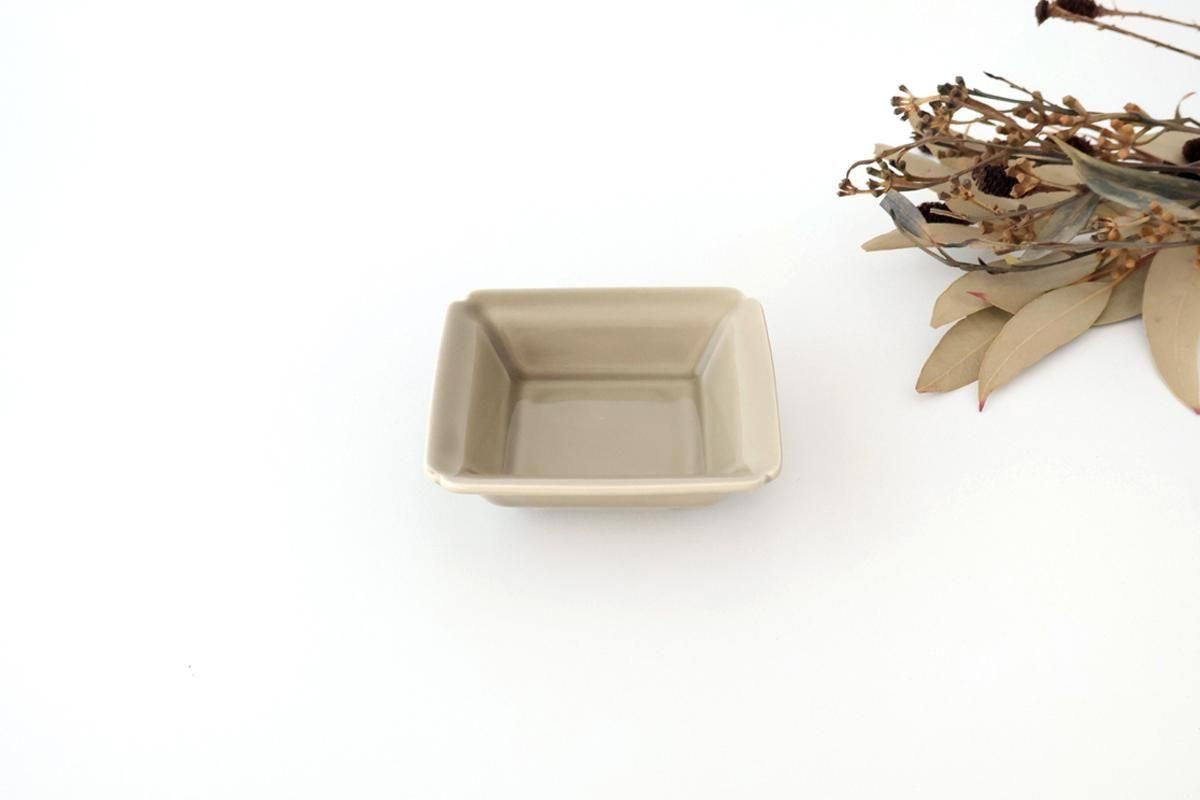 Kosen Kiln Small Square Bowl Gray  | Kobachi Banko Ware