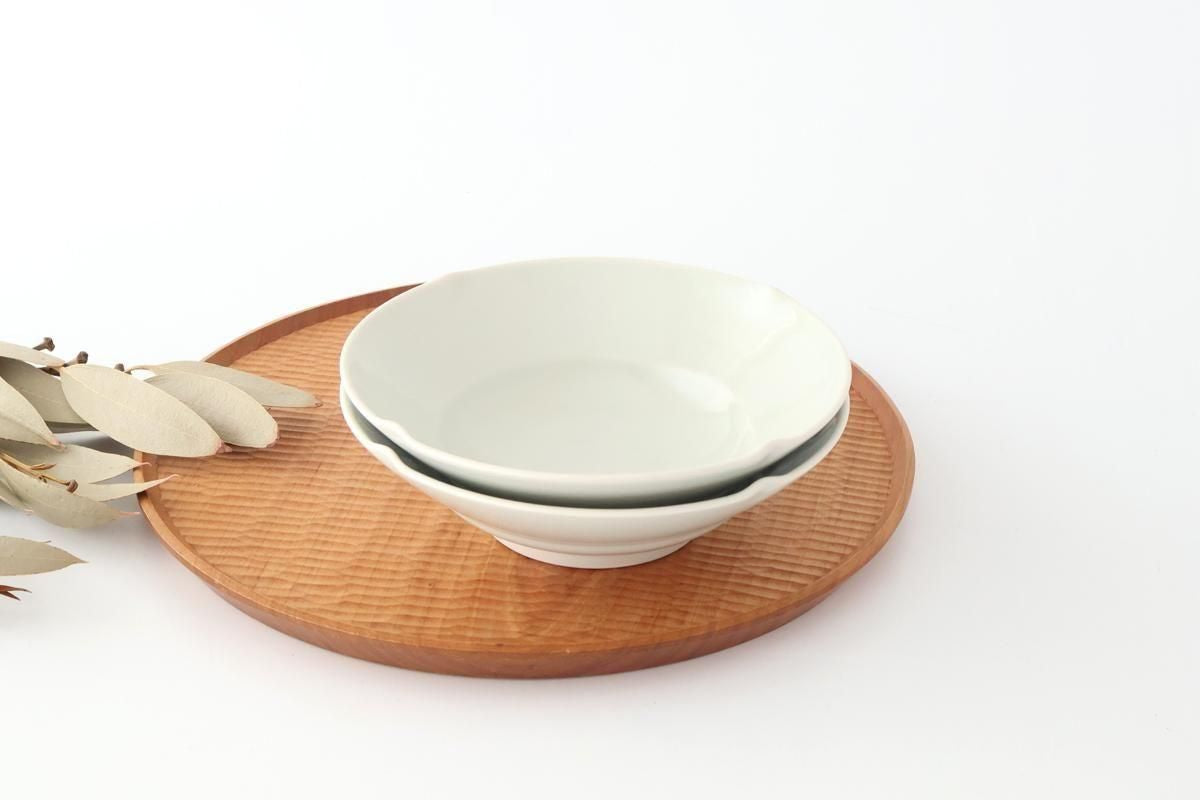 [UTSUWABI Special Order] Round Bowl White | Serving Bowal Hasami Ware