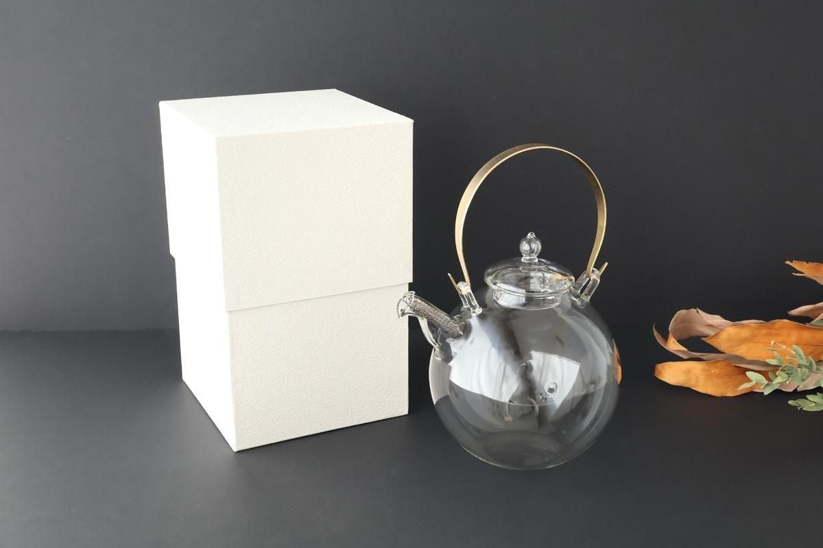 craft-u Round Glass Pot 1l