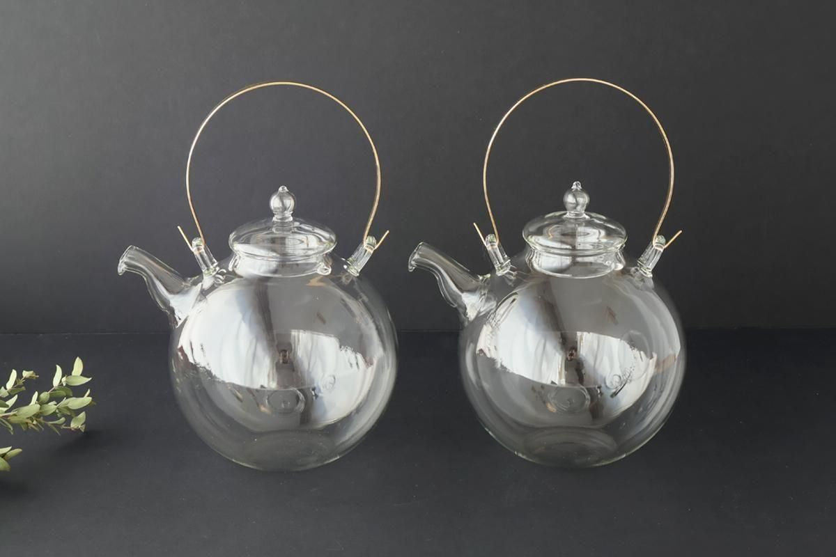 craft-u Round Glass Pot 1l