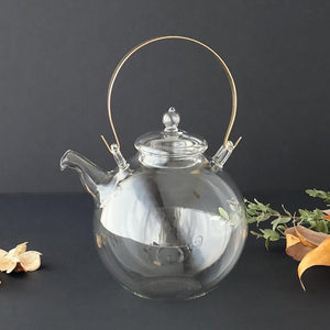 craft-u Round Glass Pot 1l