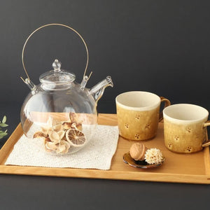 craft-u Round Glass Pot 1l