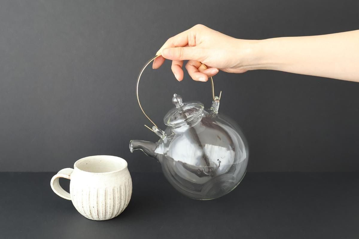 craft-u Round Glass Pot 1l