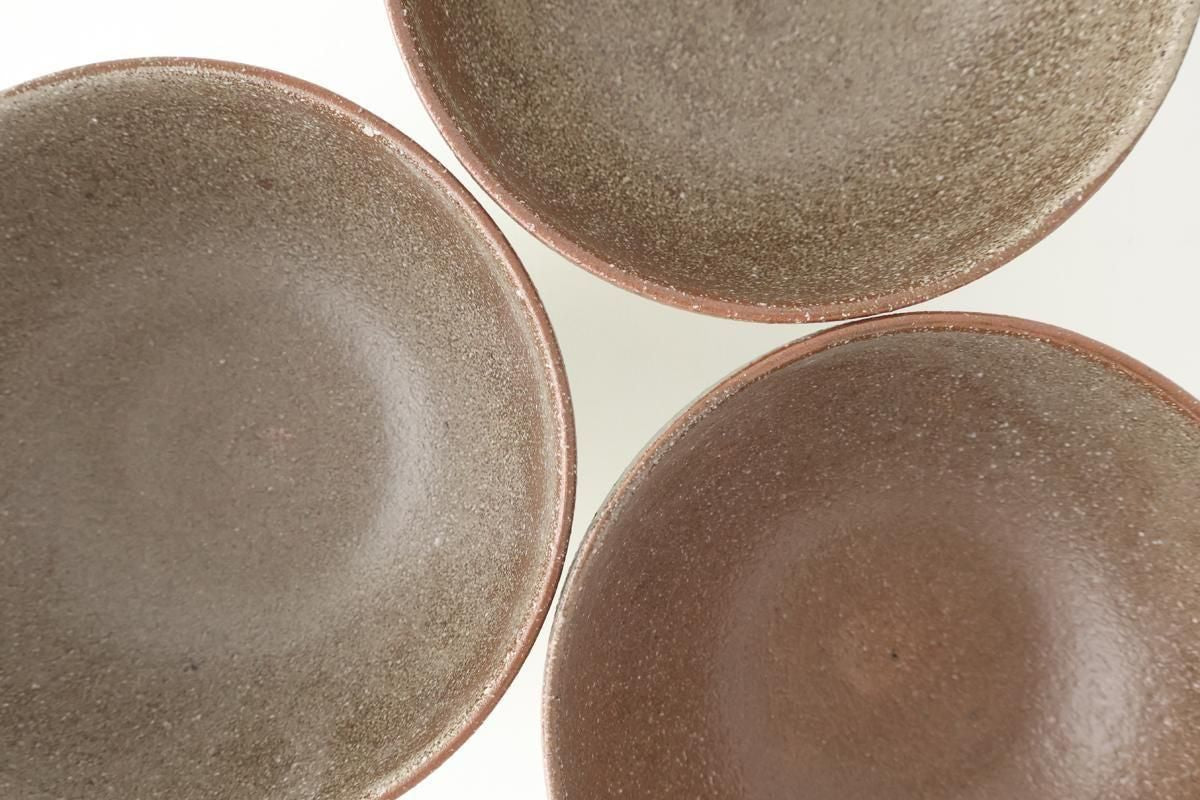 Tohzan-Gama Donburi Bowl White and Brown | Mino Ware