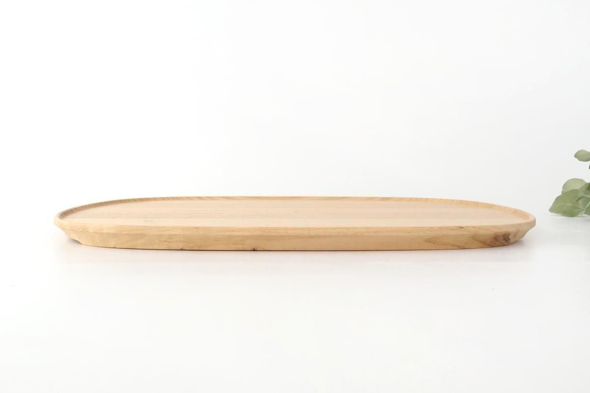 Aizawa Wood Crafts KITO Fukura Tray Chestnut