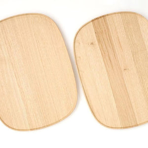 Aizawa Wood Crafts KITO Fukura Tray Chestnut