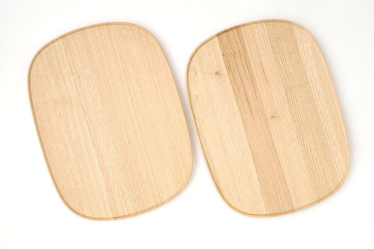 Aizawa Wood Crafts KITO Fukura Tray Chestnut