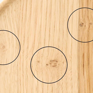 Aizawa Wood Crafts KITO Fukura Tray Chestnut