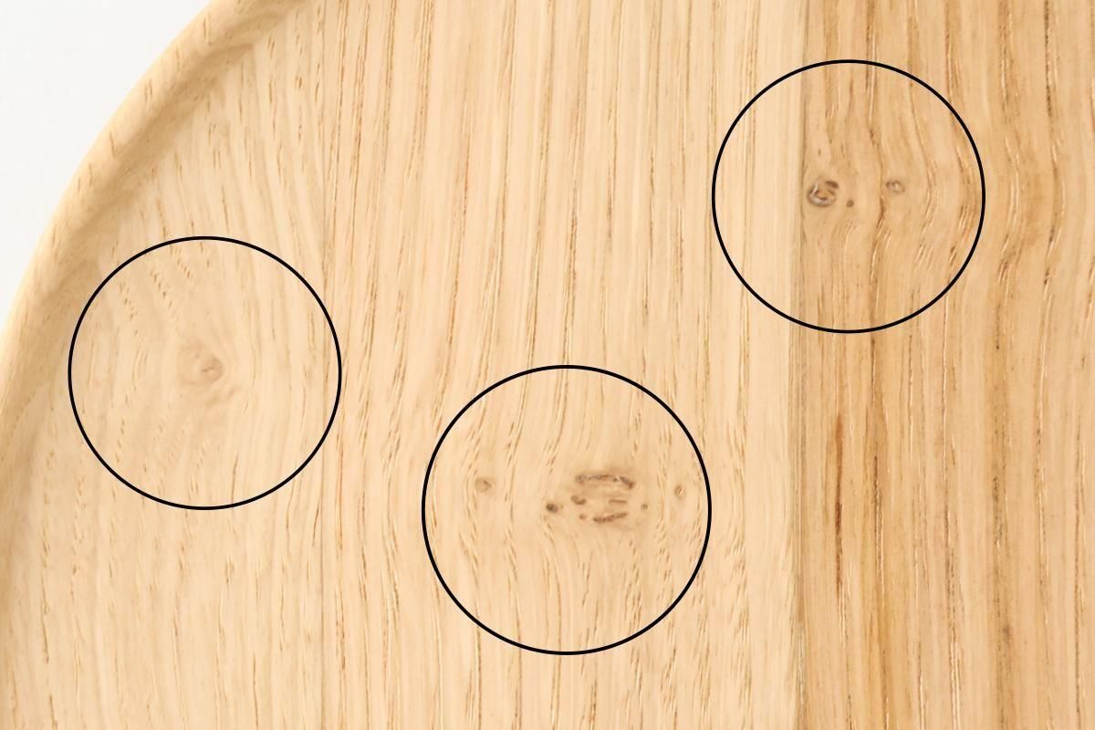 Aizawa Wood Crafts KITO Fukura Tray Chestnut