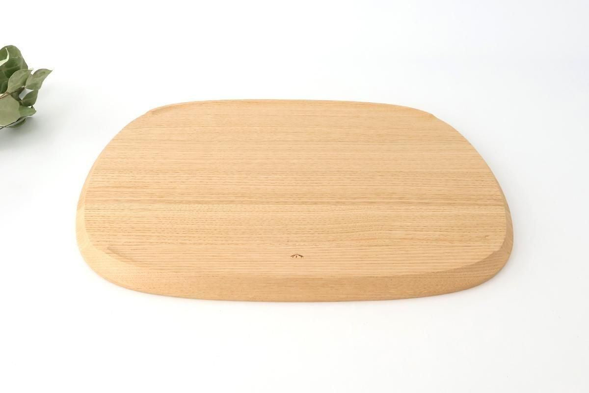 Aizawa Wood Crafts KITO Fukura Tray Chestnut