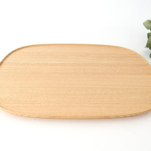 Aizawa Wood Crafts KITO Fukura Tray Chestnut