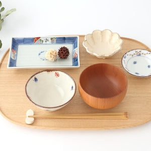 Aizawa Wood Crafts KITO Fukura Tray Chestnut