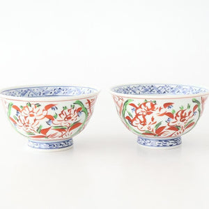 Rice Bowl Banreki Red  | Hasami Ware