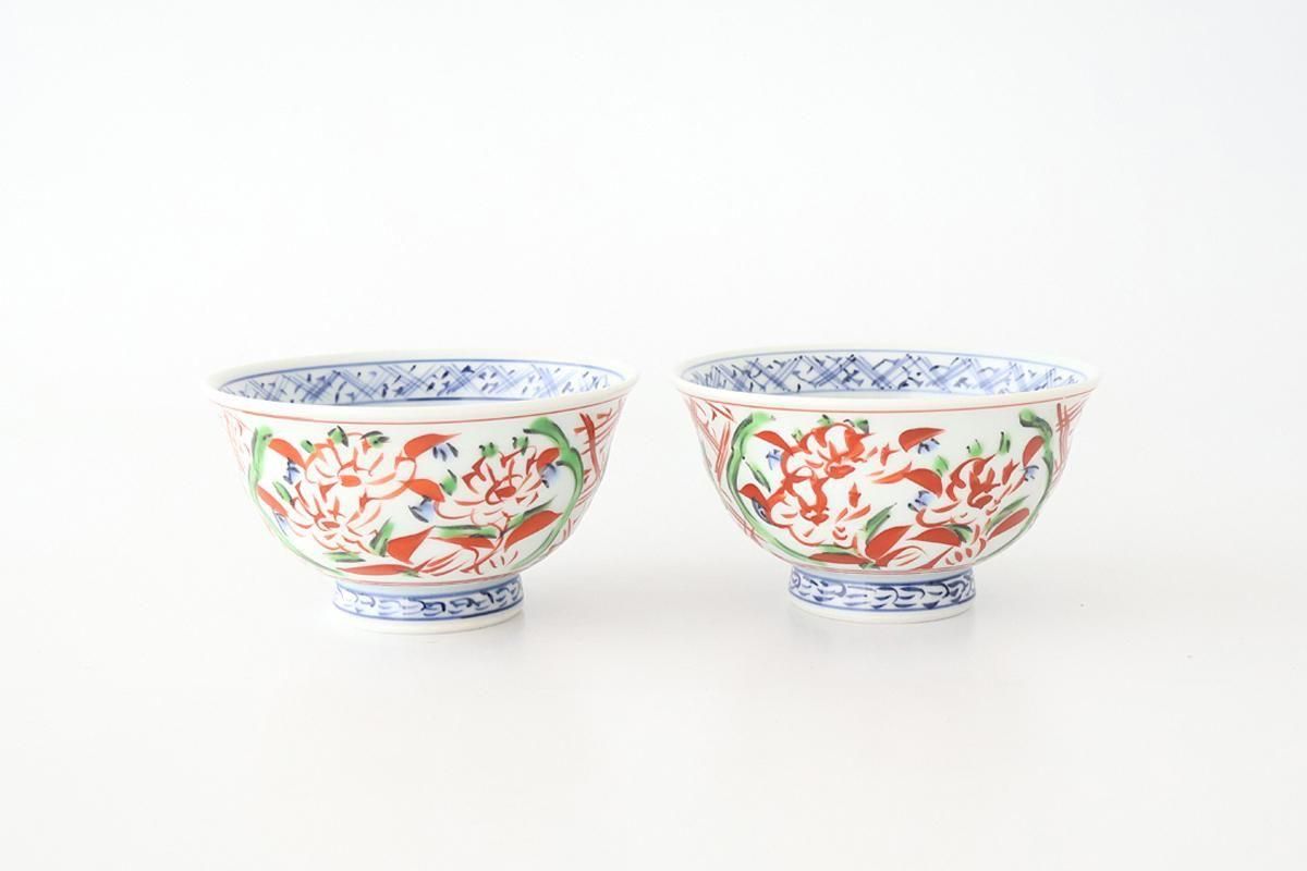 Rice Bowl Banreki Red  | Hasami Ware
