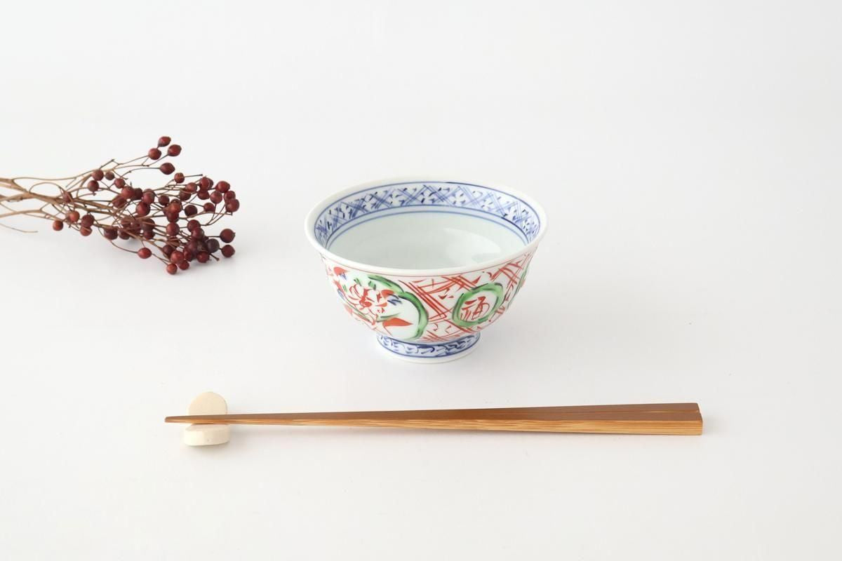 Rice Bowl Banreki Red  | Hasami Ware