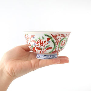 Rice Bowl Banreki Red  | Hasami Ware