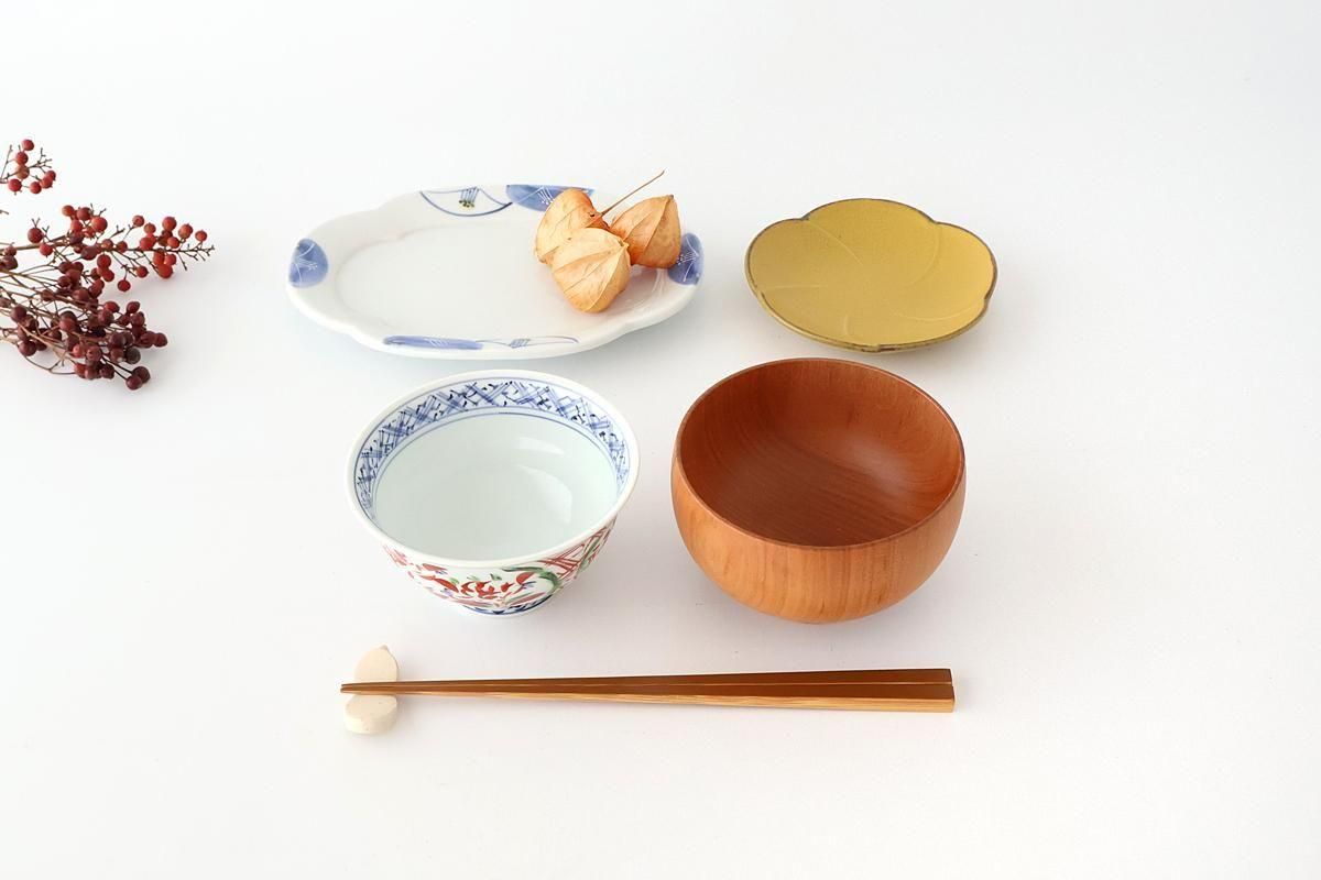 Rice Bowl Banreki Red  | Hasami Ware