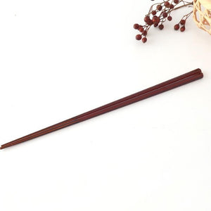 Bamboo Chopsticks Deep Red 23.0cm /9.05in